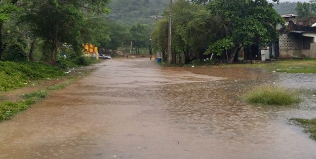 A file photo of Big Pond when flooded