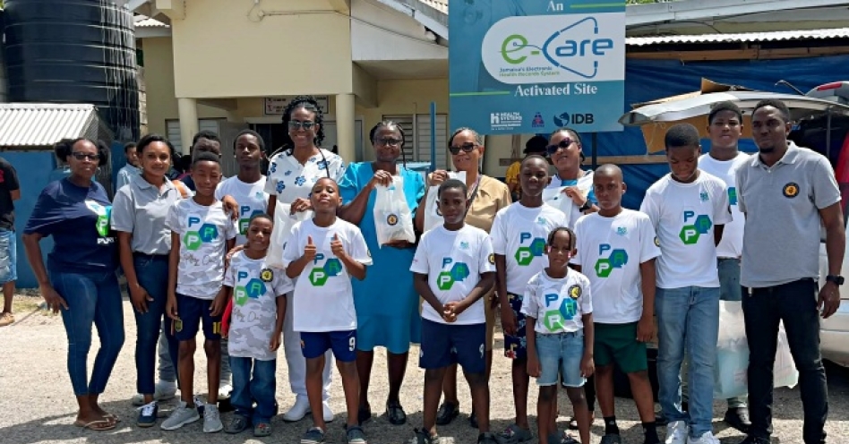 Island Stars Academy makes humanitarian donation to Old Harbour Health Centre