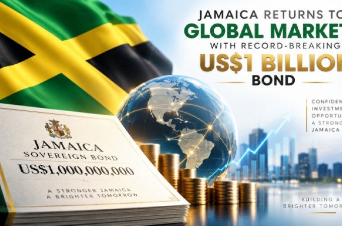 Jamaica returns to global markets with record-breaking US$1 billion bond 