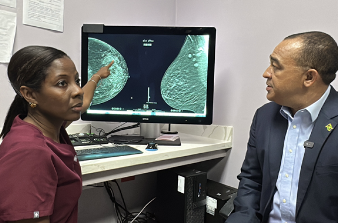 Jamaica to begin using AI to enhance breast cancer screening 