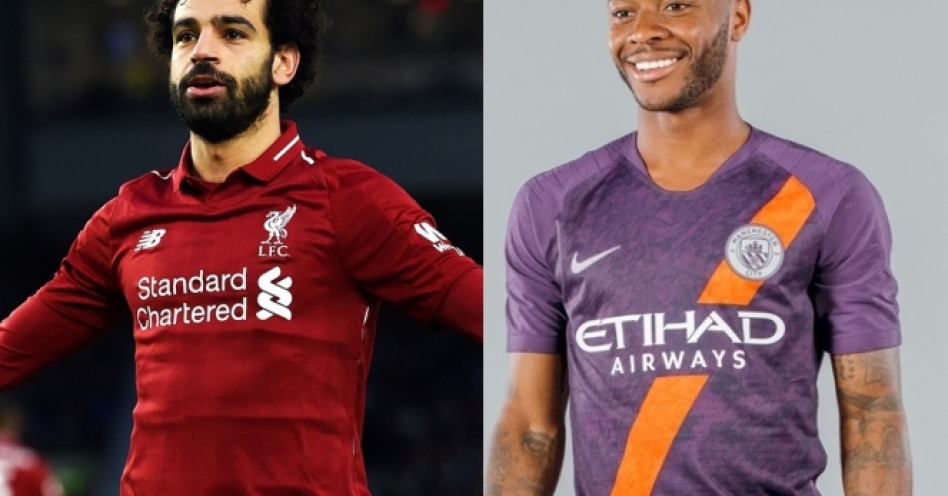 Mohamad Salah (left) and Raheem Sterling