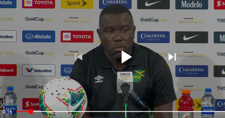 Reggae Boyz head coach Theodore Whitmore