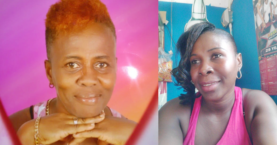 Maxine Banton (left) and Sharlene Shand
